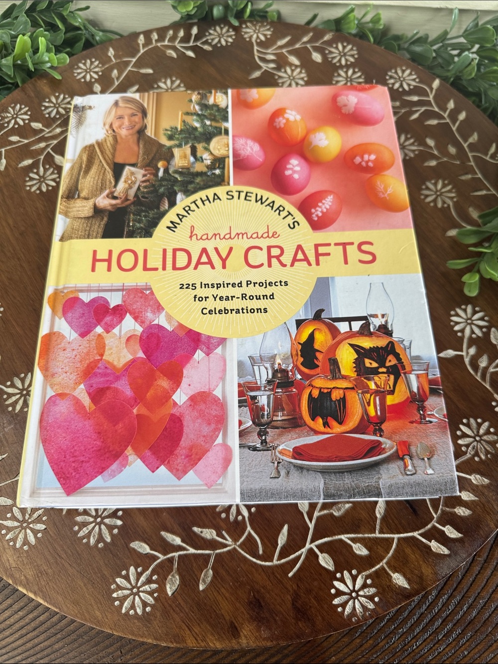 Martha Stewart Holiday Crafts Book Hardcover